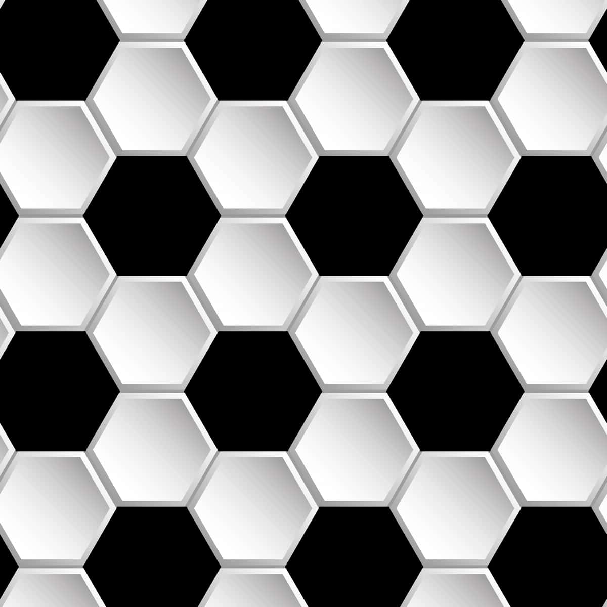 Vektor geometrik futbol choksiz naqsh | Vector geometric football seamless pattern 1