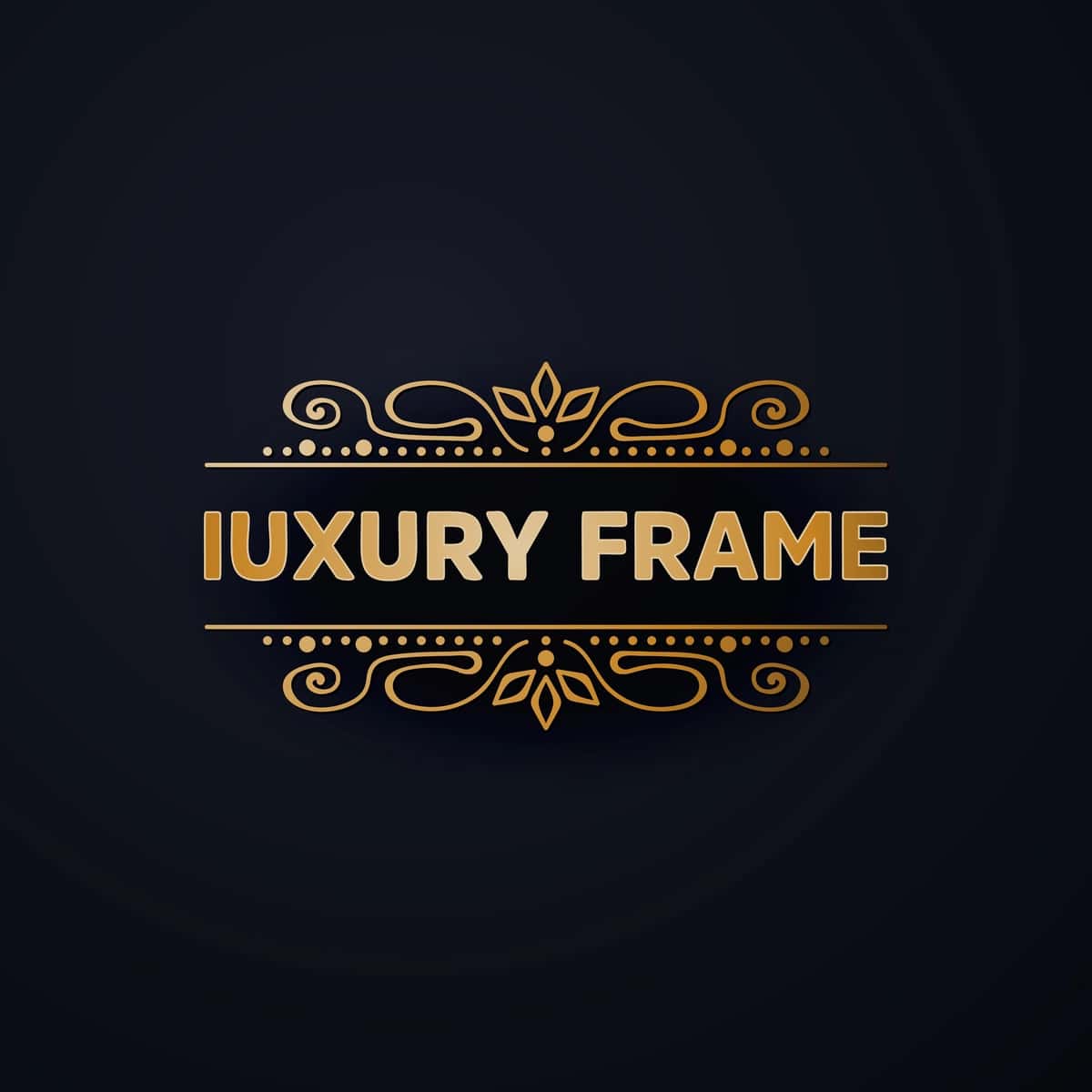 Dekorativ hashamatli ramka | Ornamental luxury frame 1