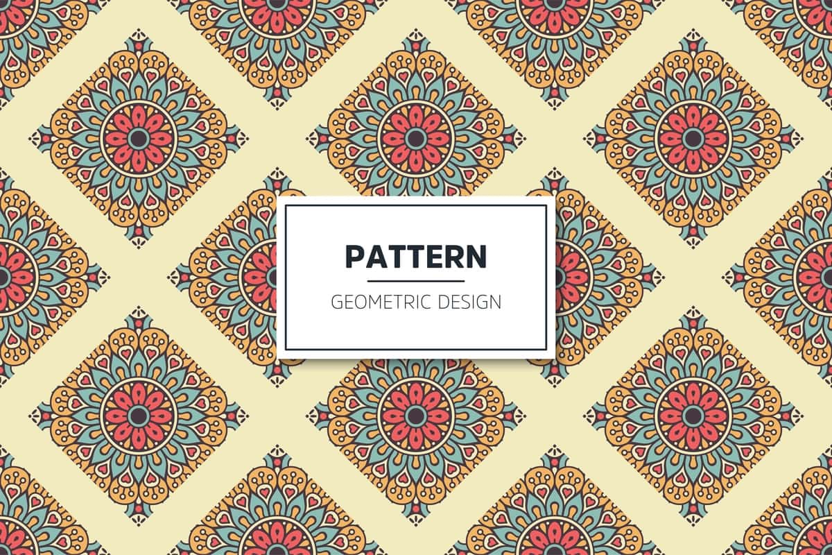 Hashamatli bezakli mandala choksiz naqshli oltin rang vektori | Luxury ornamental mandala seamless pattern gold color vector 1