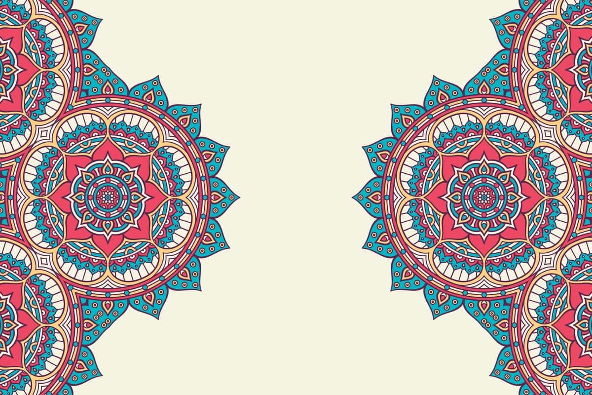 Hashamatli bezakli mandala dizayni fonida oltin rang vektori | Luxury ornamental mandala design background gold color vector 1