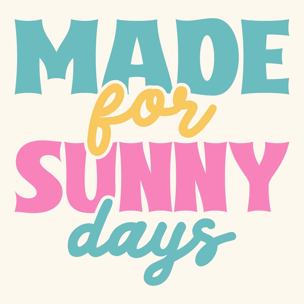 Quyoshli kunlar uchun kulgili vintage tropik yozgi ta'til futbolkalari dizayni | Made sunny days funny vintage tropical summer vacation tshirt design 1