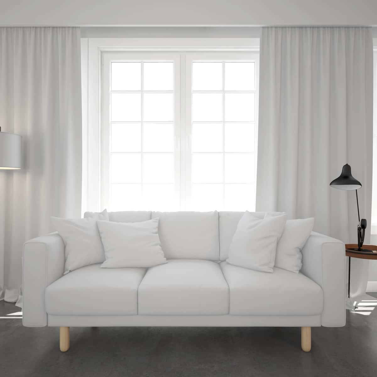 Oq divan oynasi | White sofa window 1