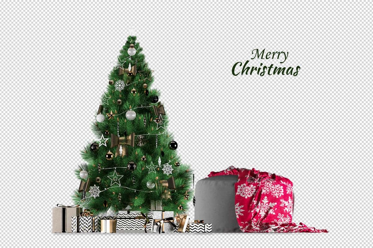 Rojdestvo daraxti kreslo 3d renderlangan | Christmas tree armchair 3d rendered 1