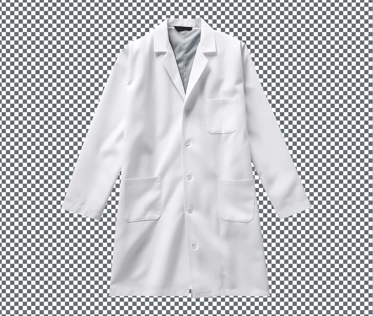 Ajoyib laboratoriya paltosi izolyatsiya qilingan shaffof fon | Magnificent lab coat isolated transparent background 1