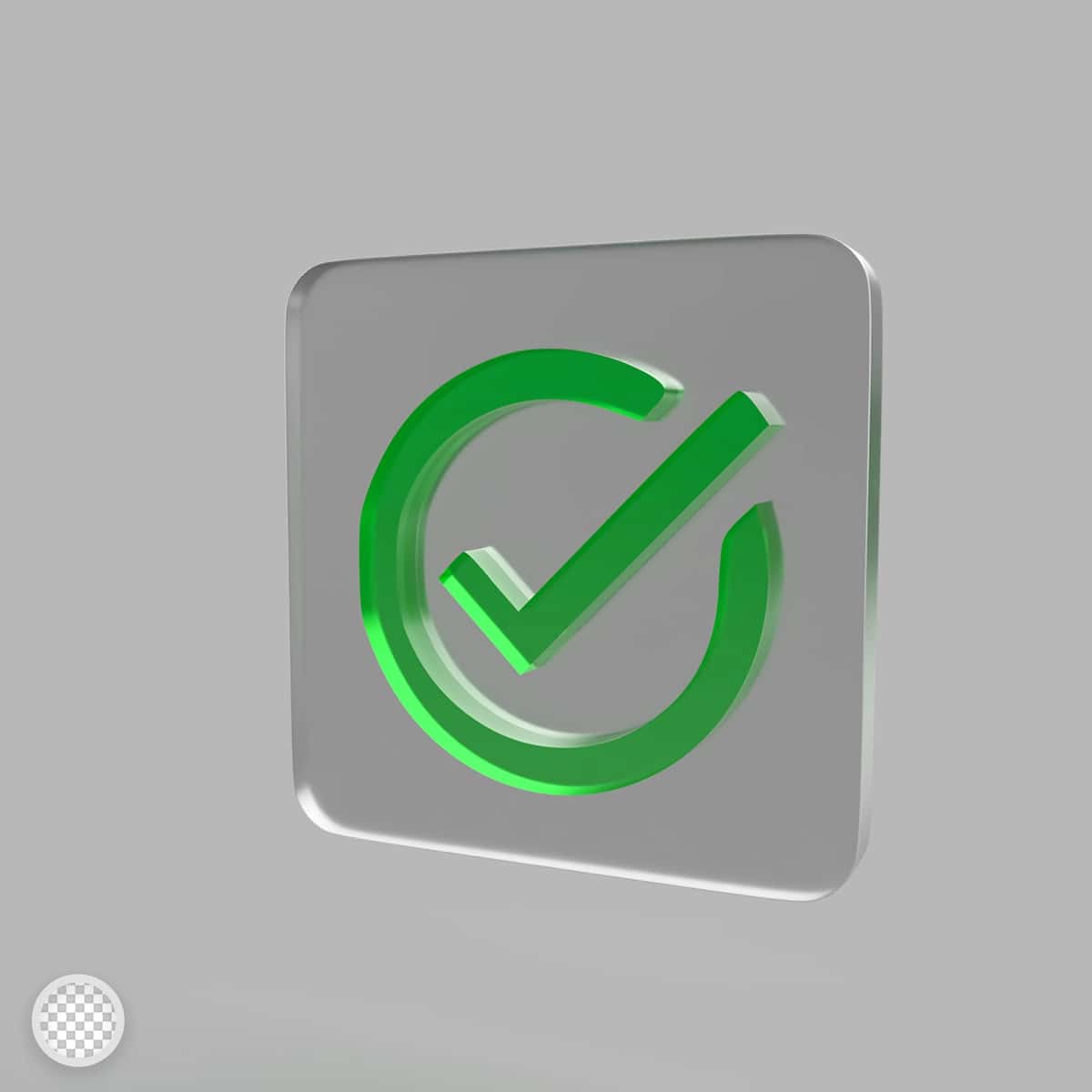 Shisha effektli 3D render illyustratsiyasi bilan vazifaning pastki belgisi | Task alt icon with glass effect 3d render illustration 1