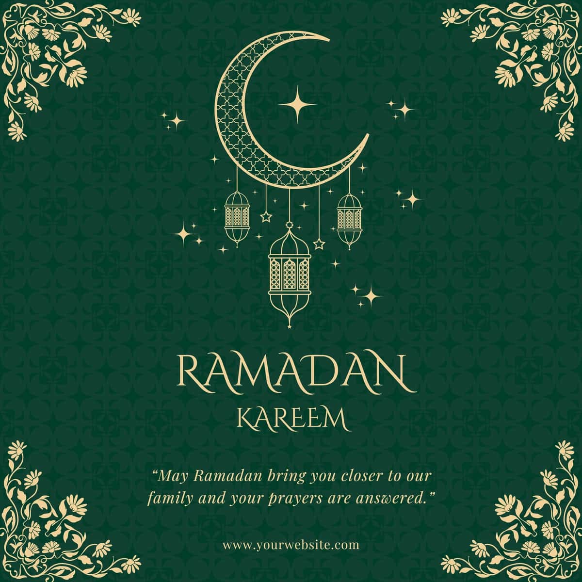 Ramazon oyi muborak bo'lsin | Ramadan kareem wishes 1