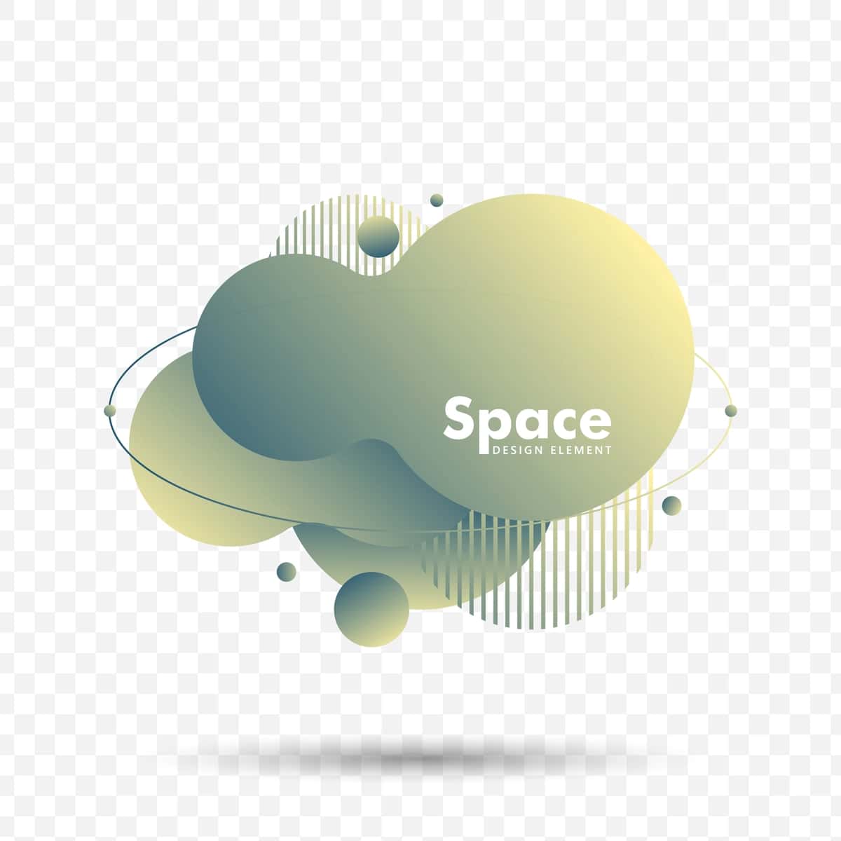 Mavhum uslubdagi suyuqlik grafik elementi | Abstract style fluid graphic element 1