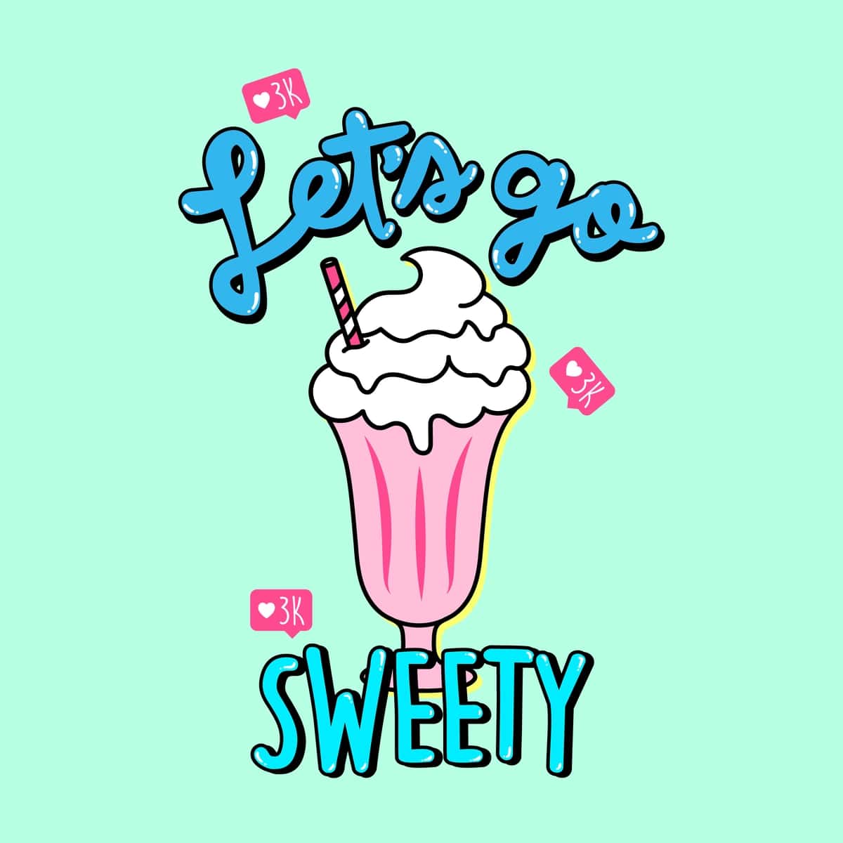 Milkshake bilan shirin SMS yozing | Lets go sweety text with milkshake 1
