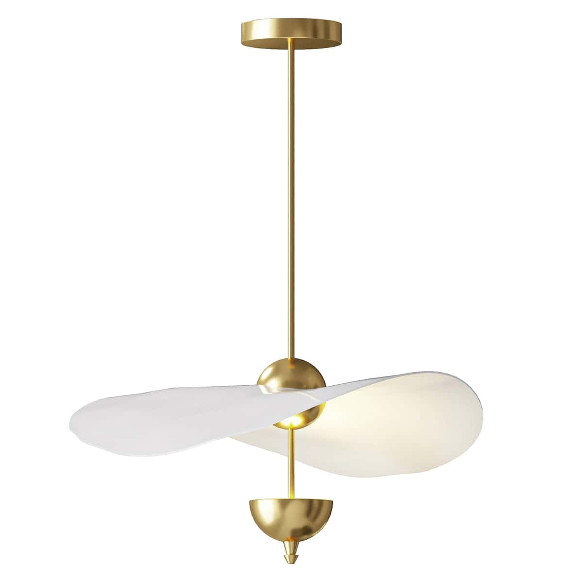 Envolee Double Biscuit Pendant Light 1