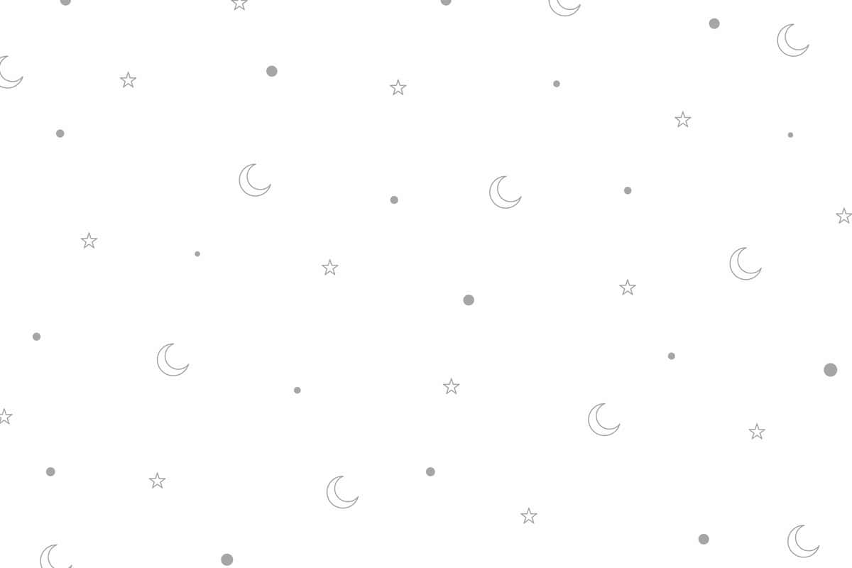 Oddiy oy yulduzi choksiz naqsh minimal uslub | Simple moon star seamless pattern minimal style 1