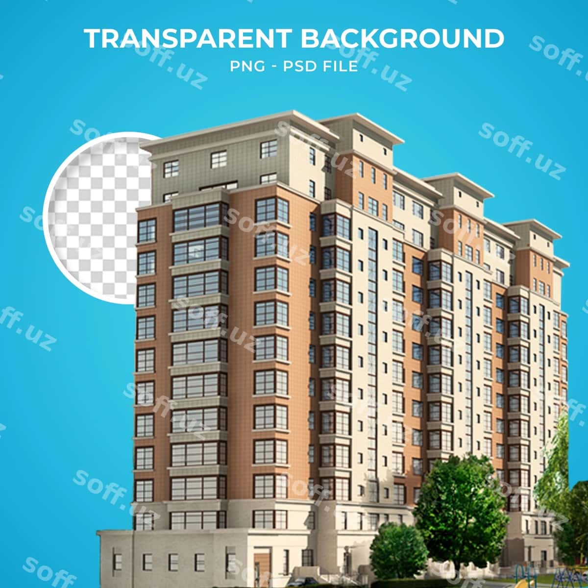 3D binoning kvartira manzarali uyi | 3d building apartment scape house 1