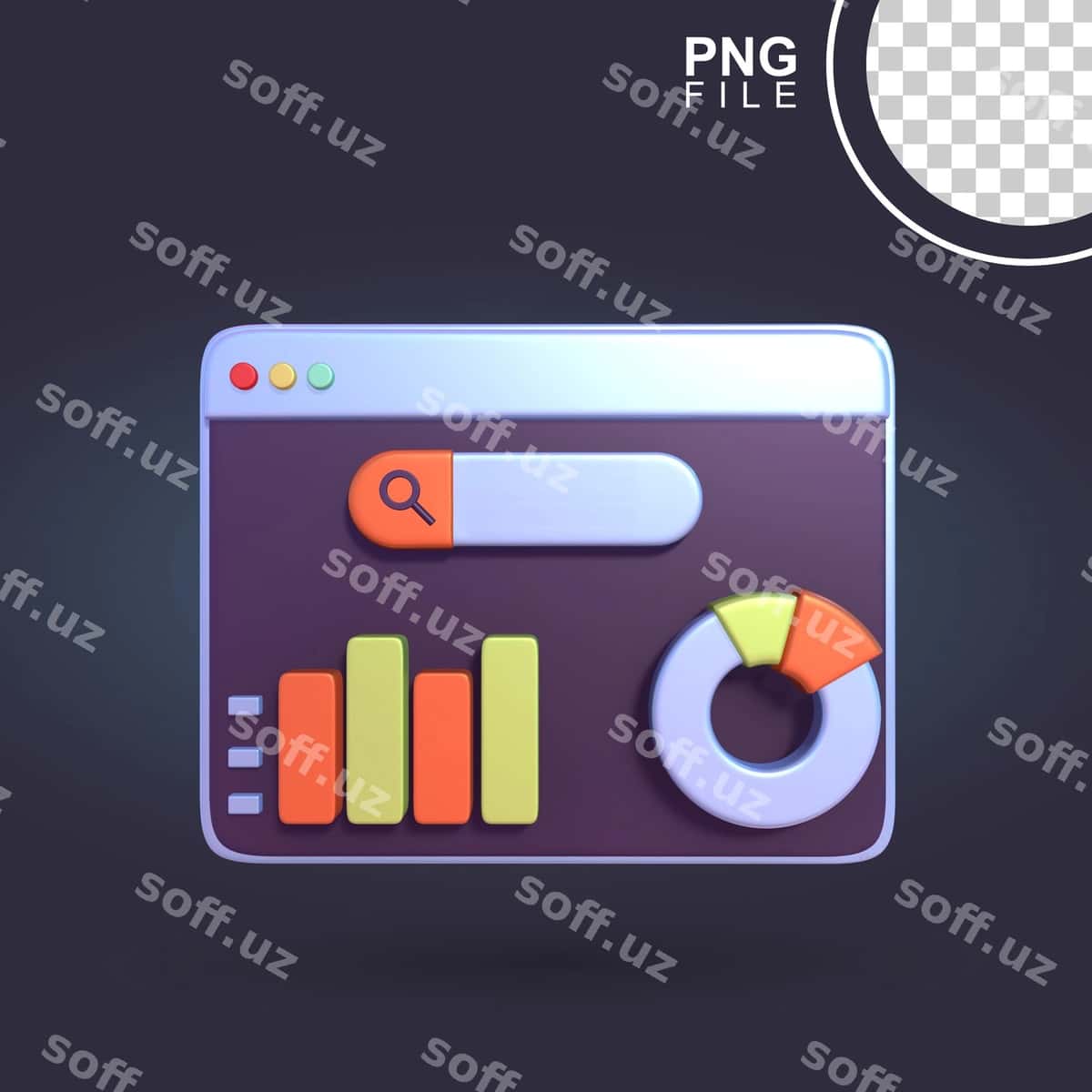 3d grafik pie chart veb sayti | 3d graph pie chart website 1