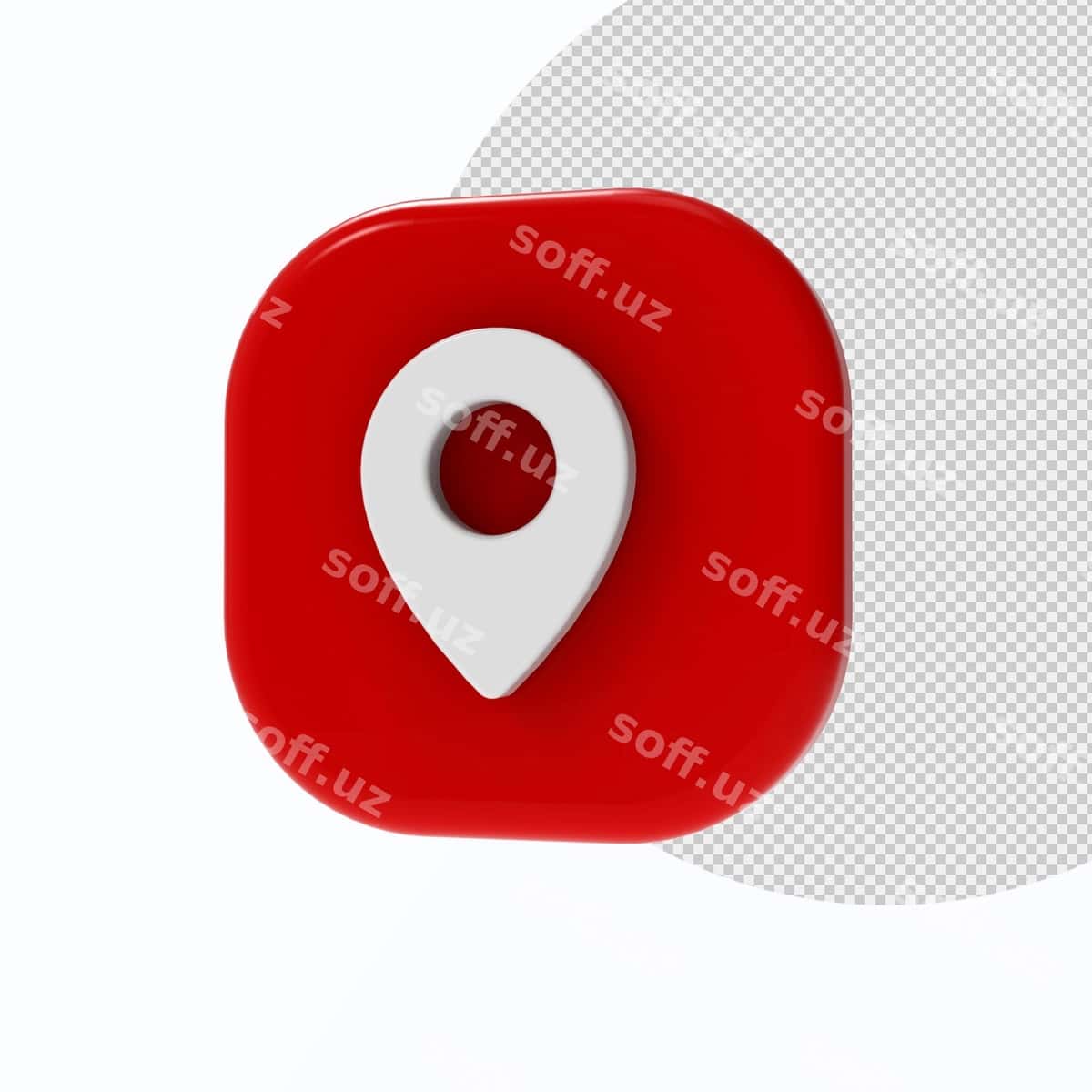 3D joylashuv belgisi 3D render | 3d location icon 3d render 1