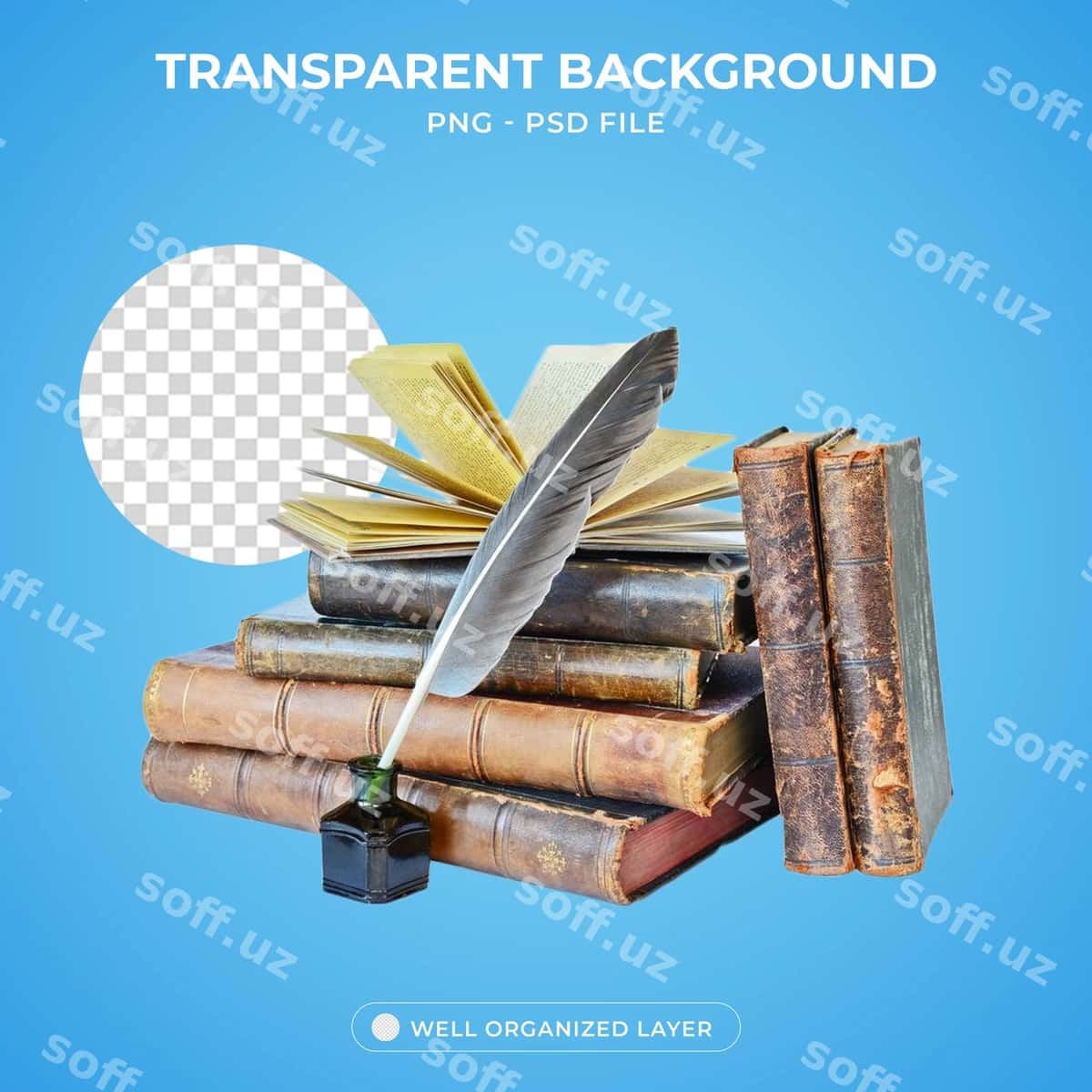 3d eski kitob murch | 3d old book ink 1