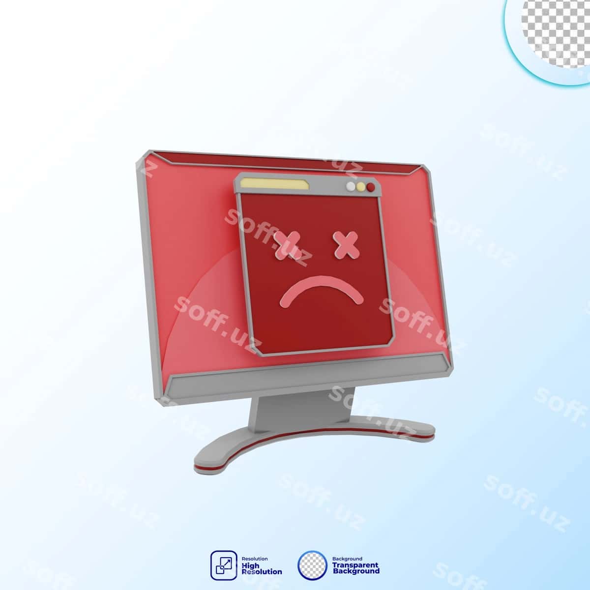3D render ikonka internet xavfsizligi | 3d render icon internet security 1