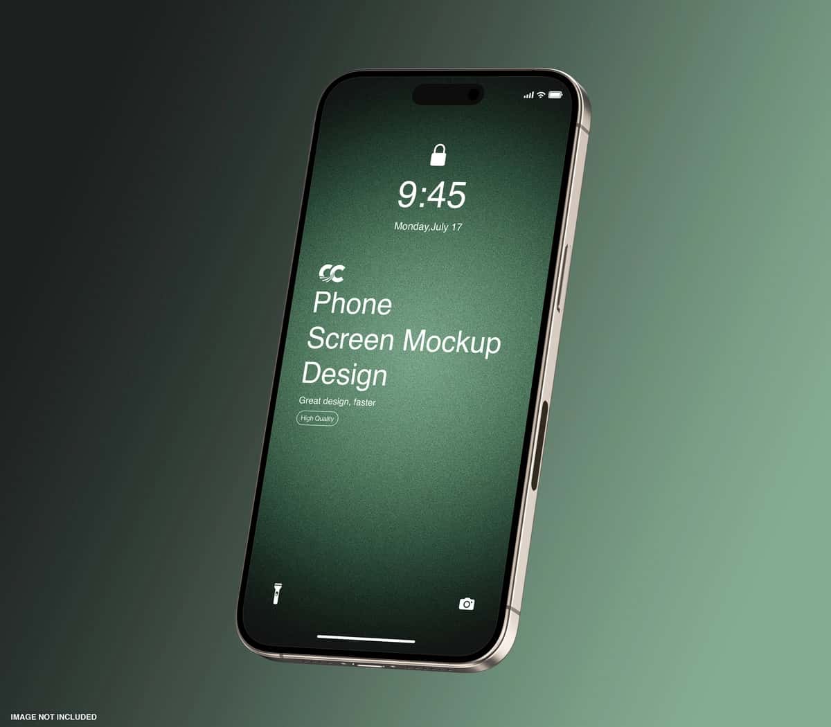 Suzuvchi yangi smartfon maketi | New smartphone mockup floating 1