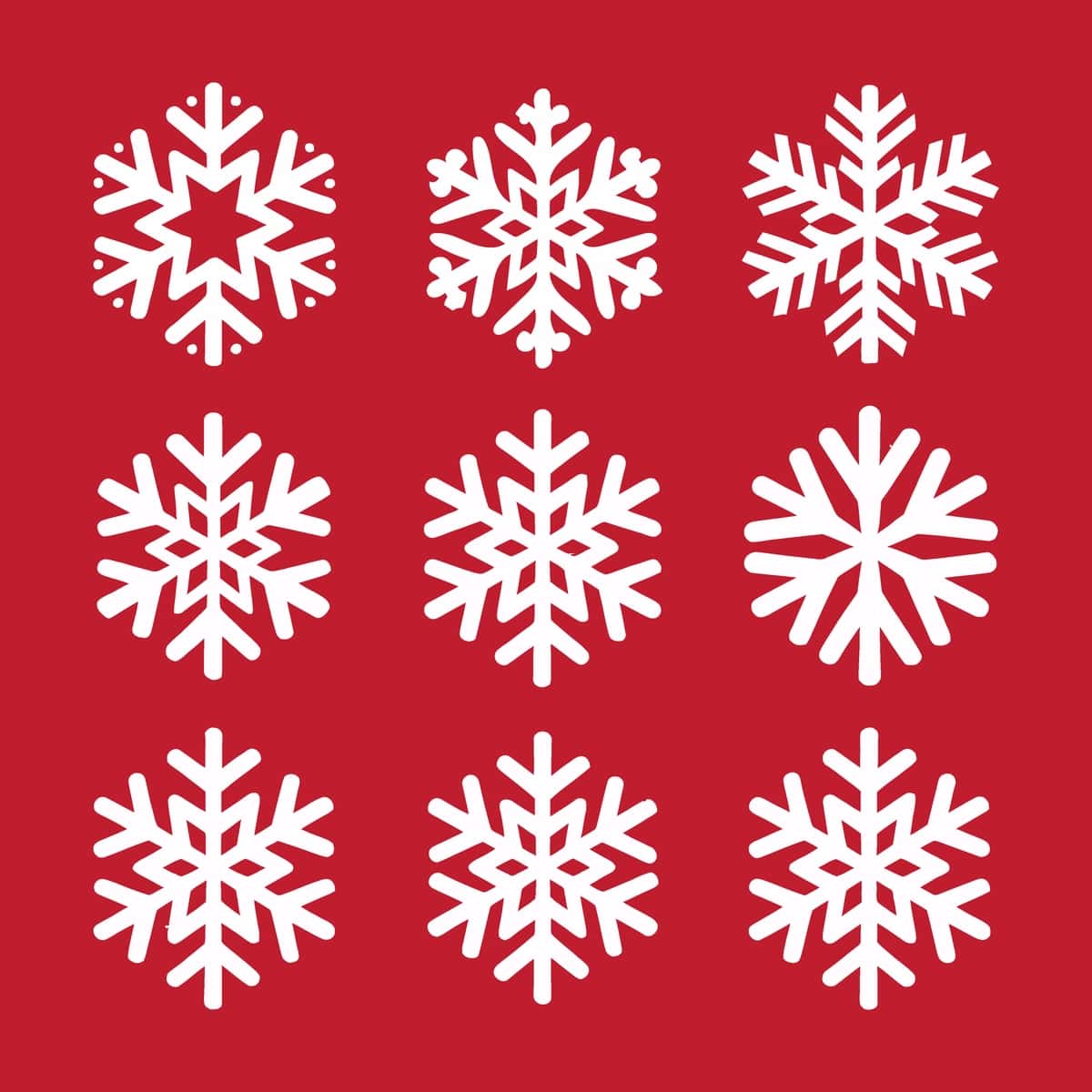 Snowflake to'plami noyob qishki ta'til dizayni bayram loyihalari | Snowflake set unique winter holiday design festive projects 1