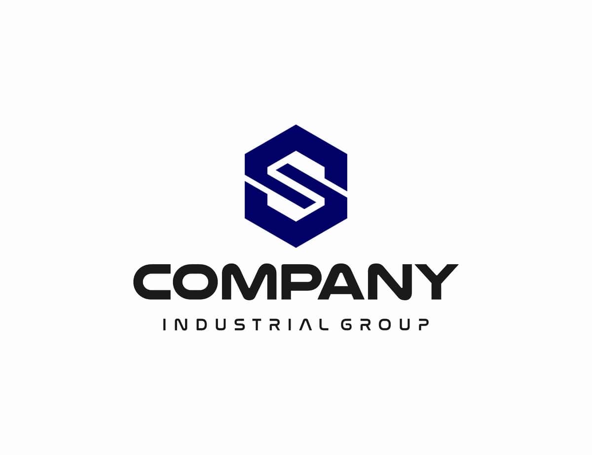 Geometrik harf s logotipi kompaniya | Geometric letter s logo company 1