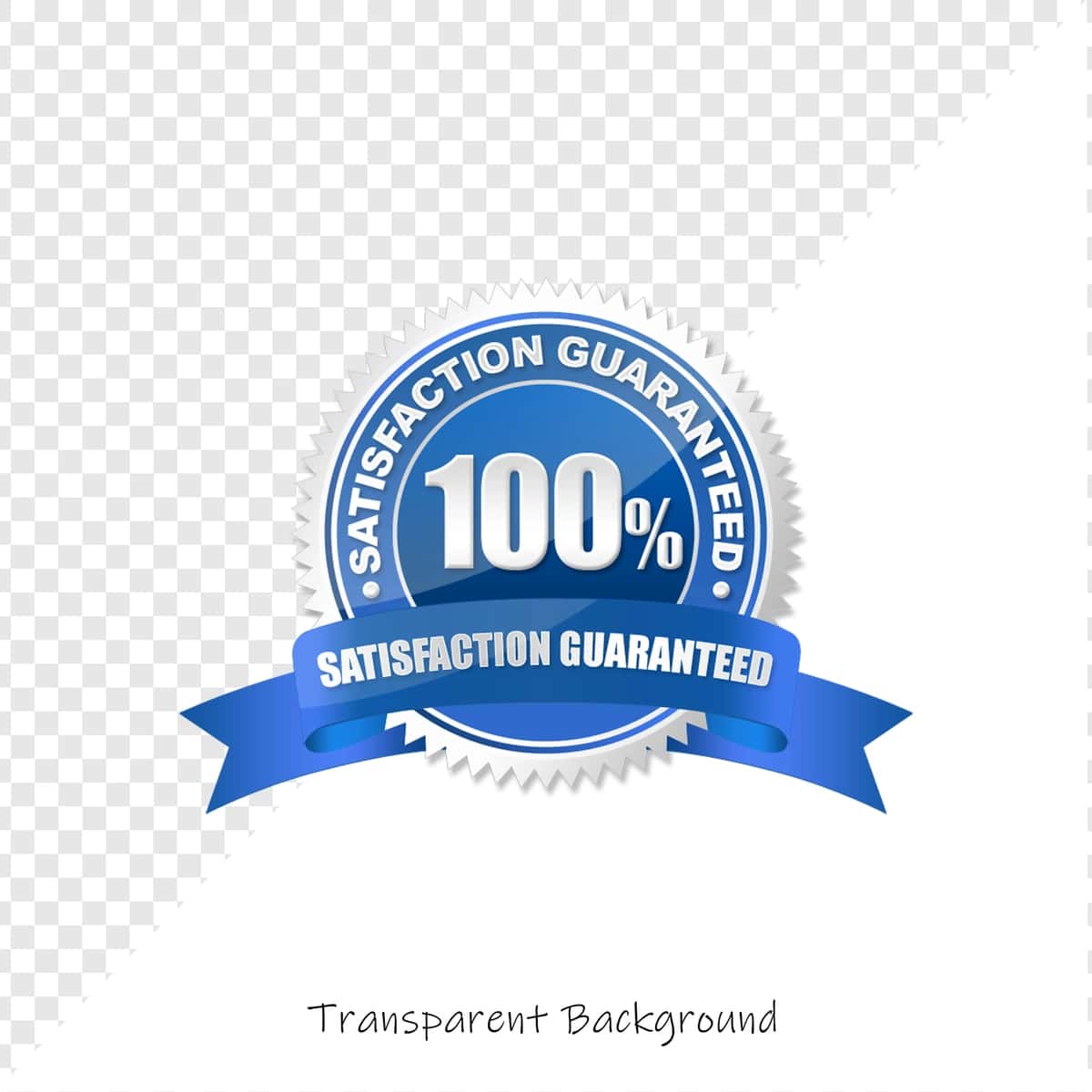 Qoniqish kafolatlangan nishon | Satisfaction guaranteed badge 1