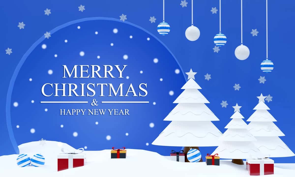 3D realistik Rojdestvo foni | 3d realistic christmas background 1