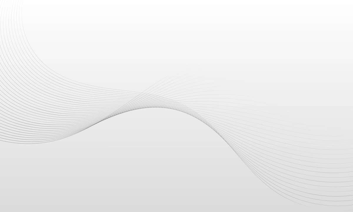Dinamik to'lqin chizig'i naqshli oq biznes mavhum fon | White business abstract background with dynamic wave line pattern 1
