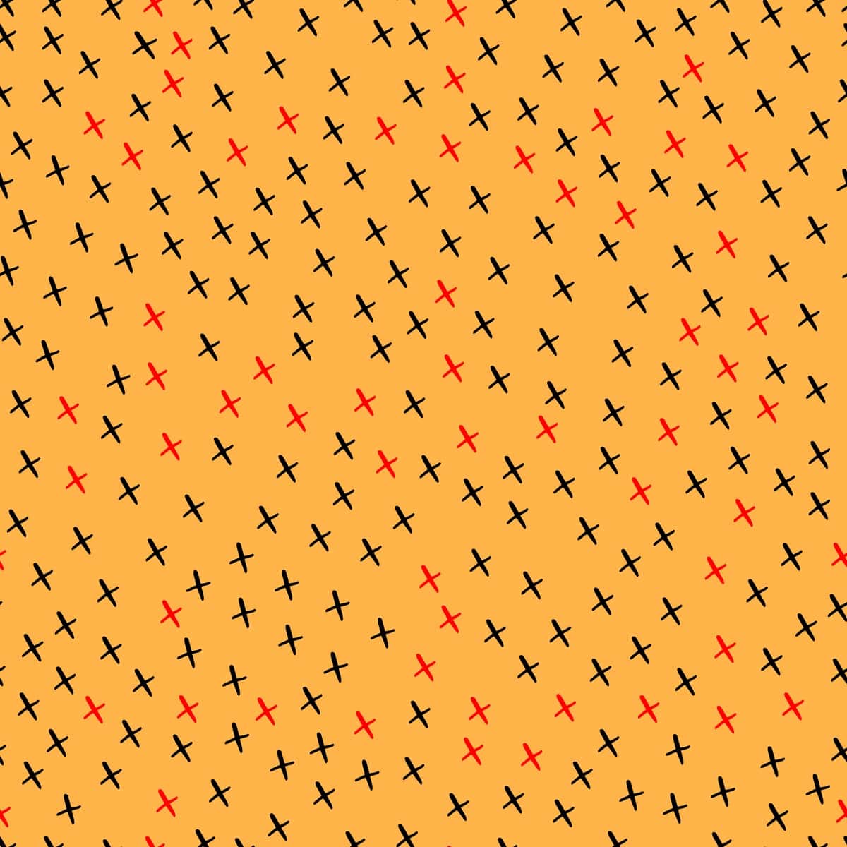 Vektor choksiz naqsh tartibsiz xochlar x fon | Vector seamless pattern irregular crosses x background 1