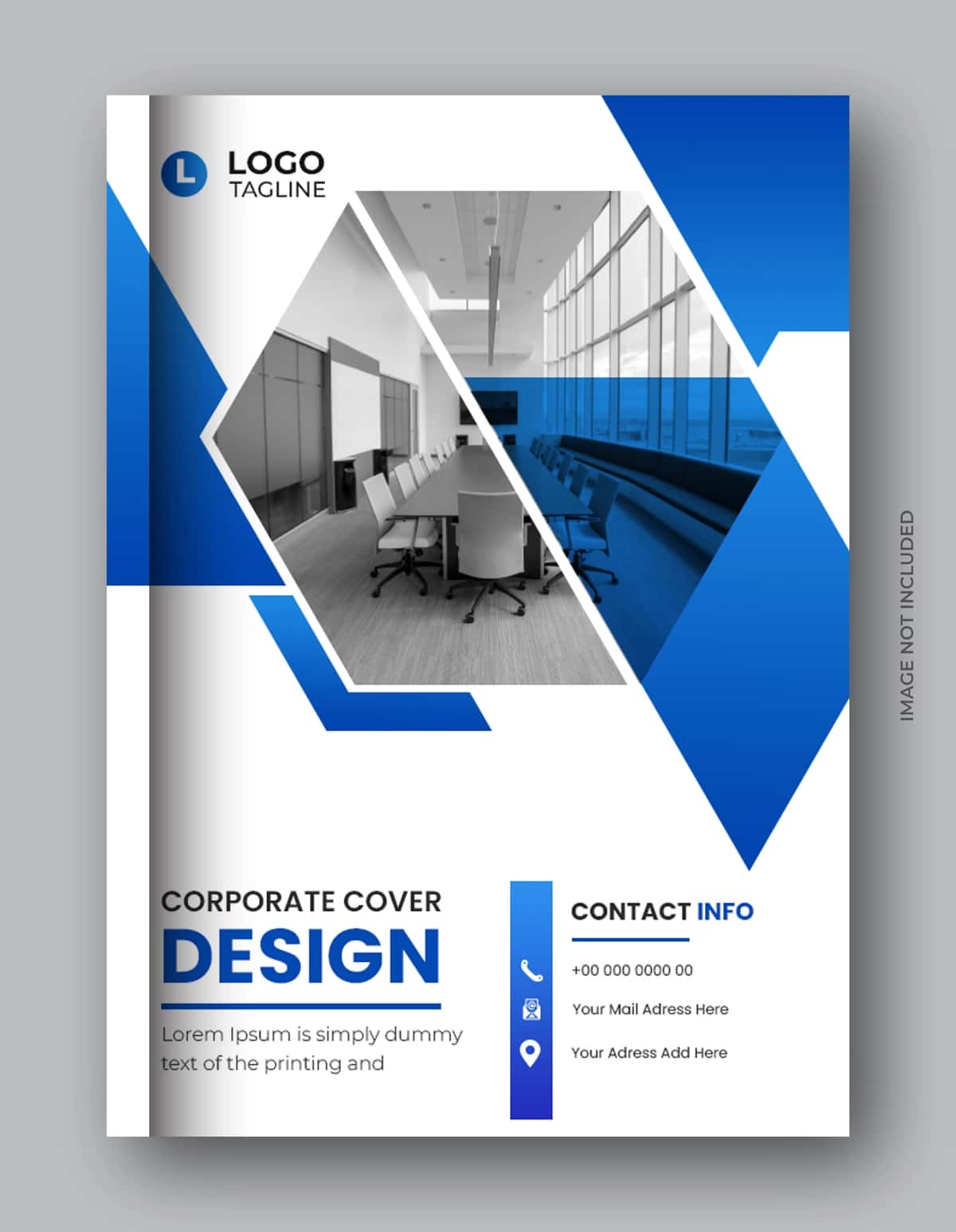 Professional broshyura kitobi muqovasi dizayni yillik hisobot shablonlari | Professional brochure book cover design annual report template 1