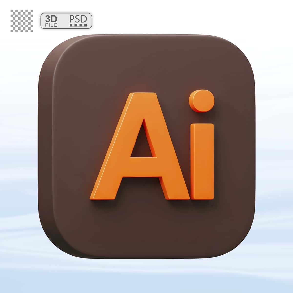 3D adobe illustrator belgisi | 3d adobe illustrator icon 1