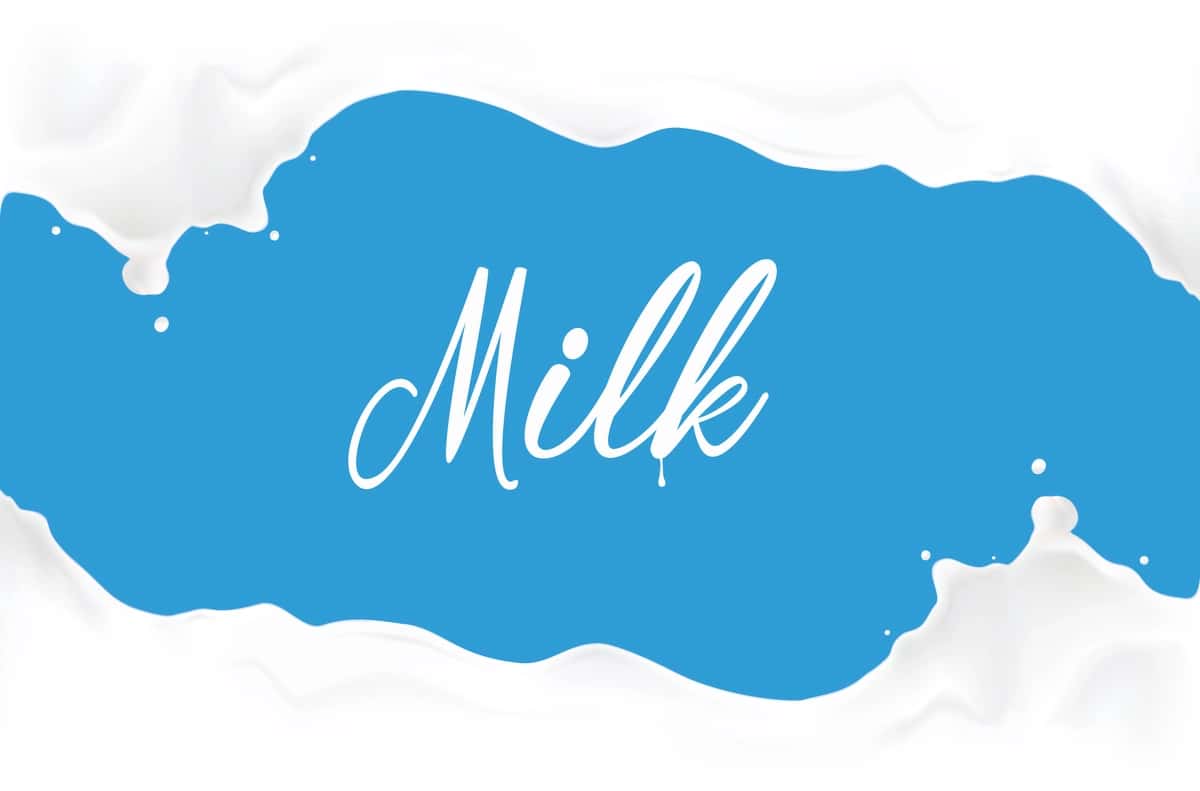 Sut chayqalishi tasviri | Milk splash illustration 1