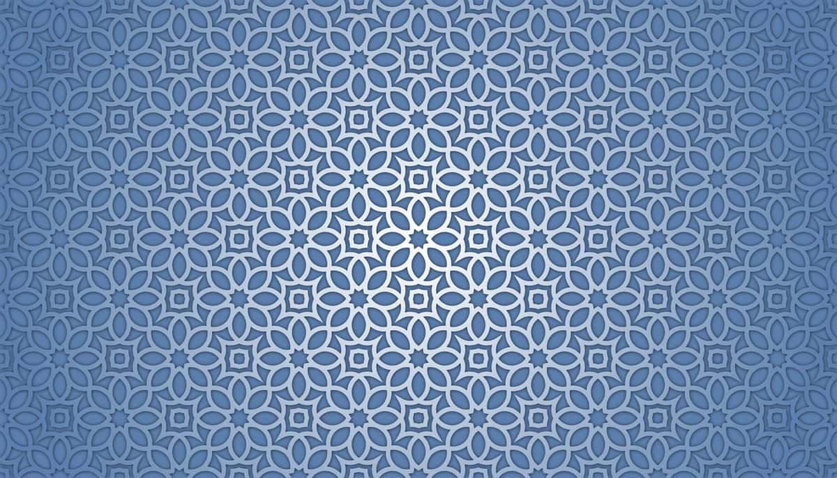 Choksiz arabcha naqshli fon Arab uslubidagi islomiy bezak | Seamless arabic pattern background arabian style islamic ornamental 1