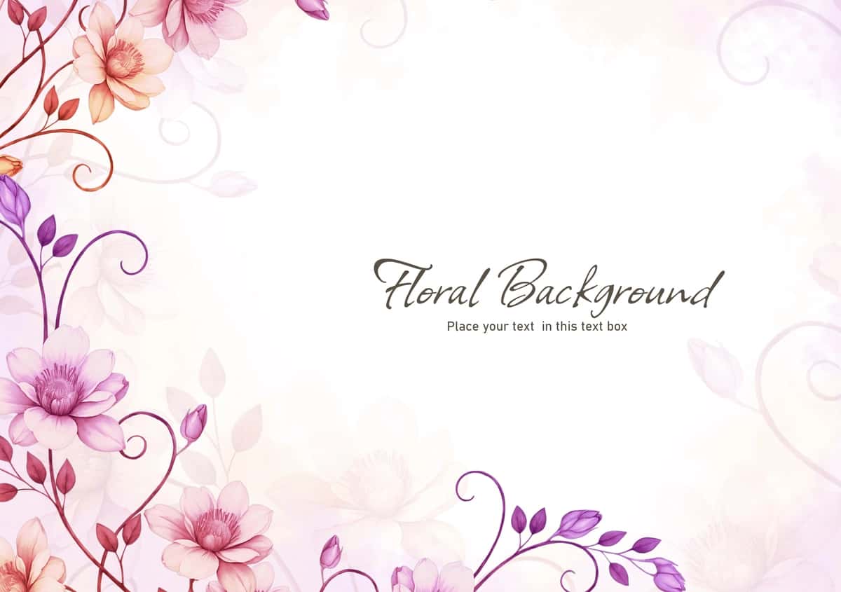 Nafis akvarel gulli fon dizayni tabrik kartalari | Elegant watercolor floral background design greeting cards 1