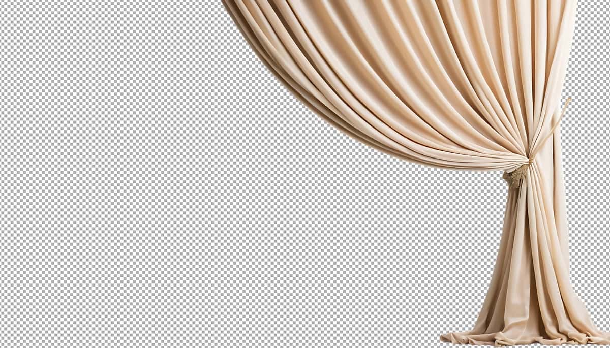Elegant bej kadife pardalari | Elegant beige velvet curtains 1