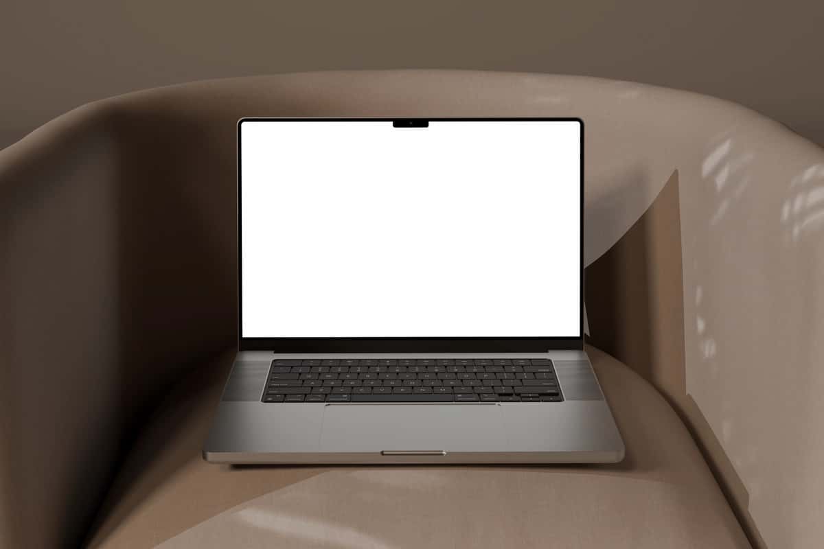 Bo'sh ekranli noutbuk stul | Laptop chair with blank screen 1