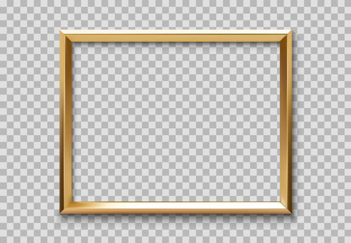 Oltin ramka chegarasi oltin porloq kvadrat ramka | Golden frame border gold shine square framework 1