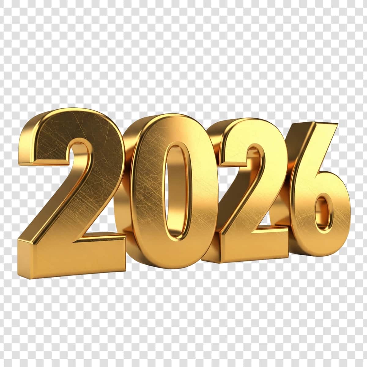 Oltin 2026 yaltiroq metall raqamli yil kelajakdagi oltin teksturasi | Golden 2026 shiny metallic numeral year future gold texture 1