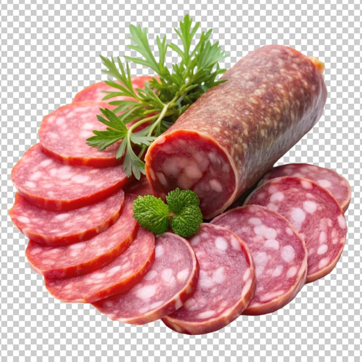 Salami kolbasa bo'laklari jambon | Salami sausage slices ham 1