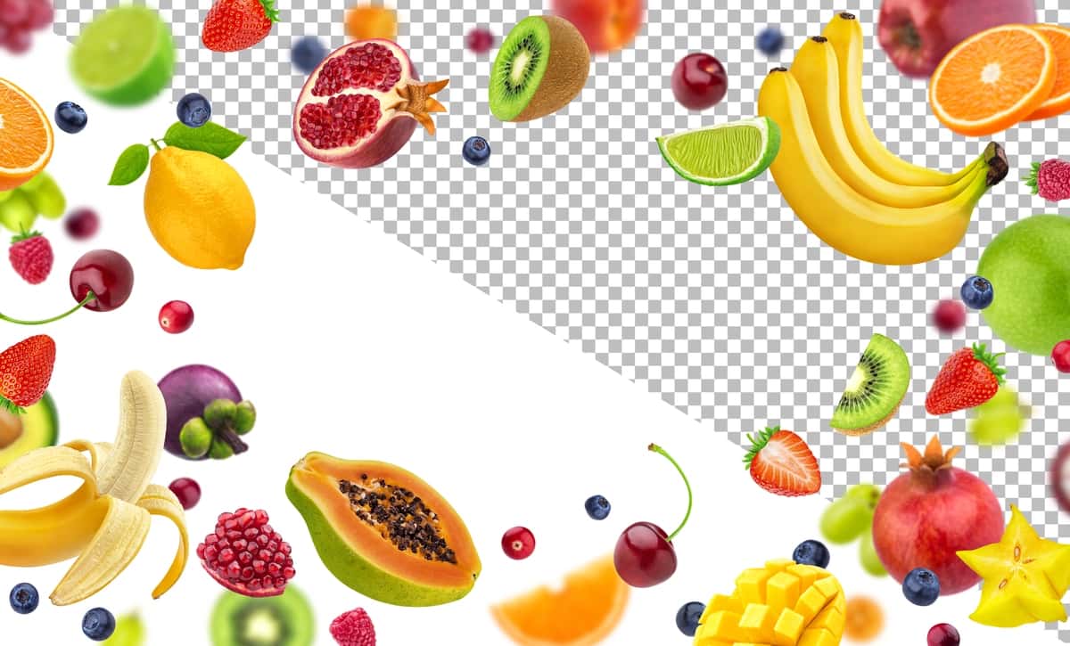 Falling meva rezavorlar ramka qildi oziq-ovqat ingredientlar | Falling fruits berries frame made food ingredients 1