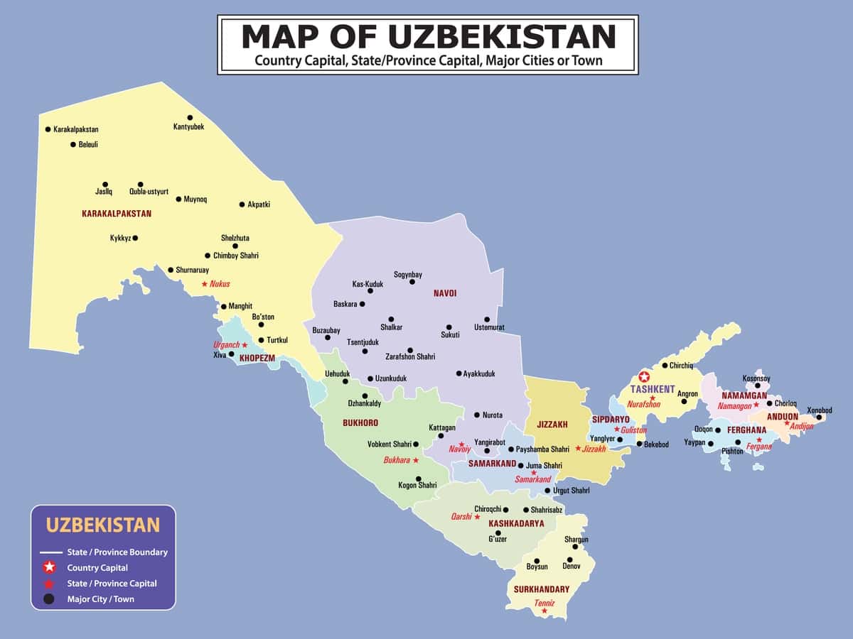 Geografiya siyosati mamlakatlar xaritasi mamlakat poytaxti viloyat bilan | Geography politics map countries map country with capital province 1