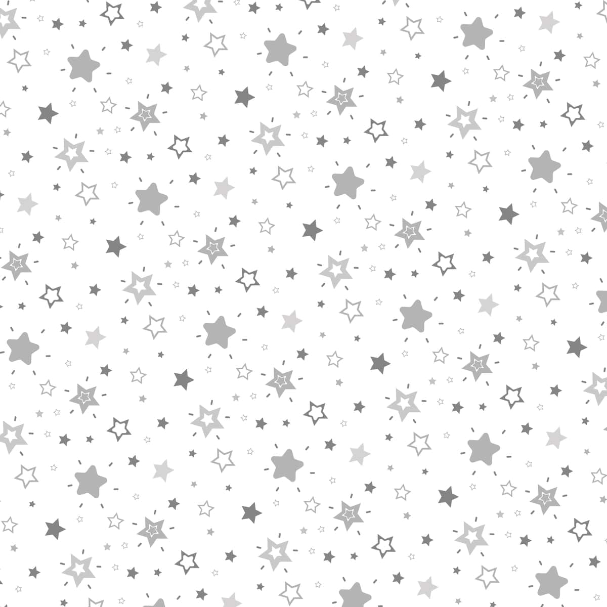 Yassi dizayndagi kumush yulduzcha naqshlari | Flat design silver stars pattern 1
