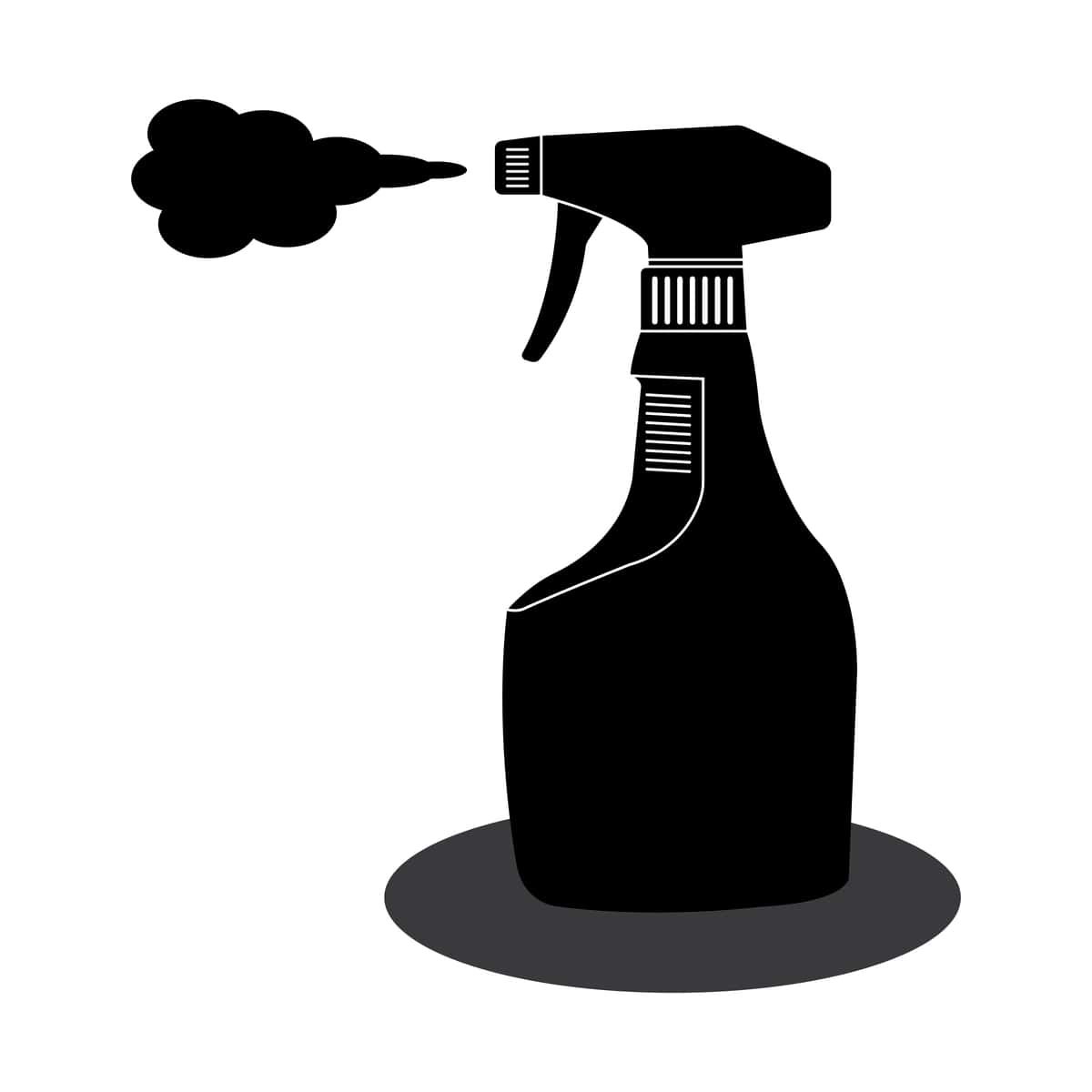 Buzadigan amallar shishasi belgisi dizayni | Spray bottle icon design 1