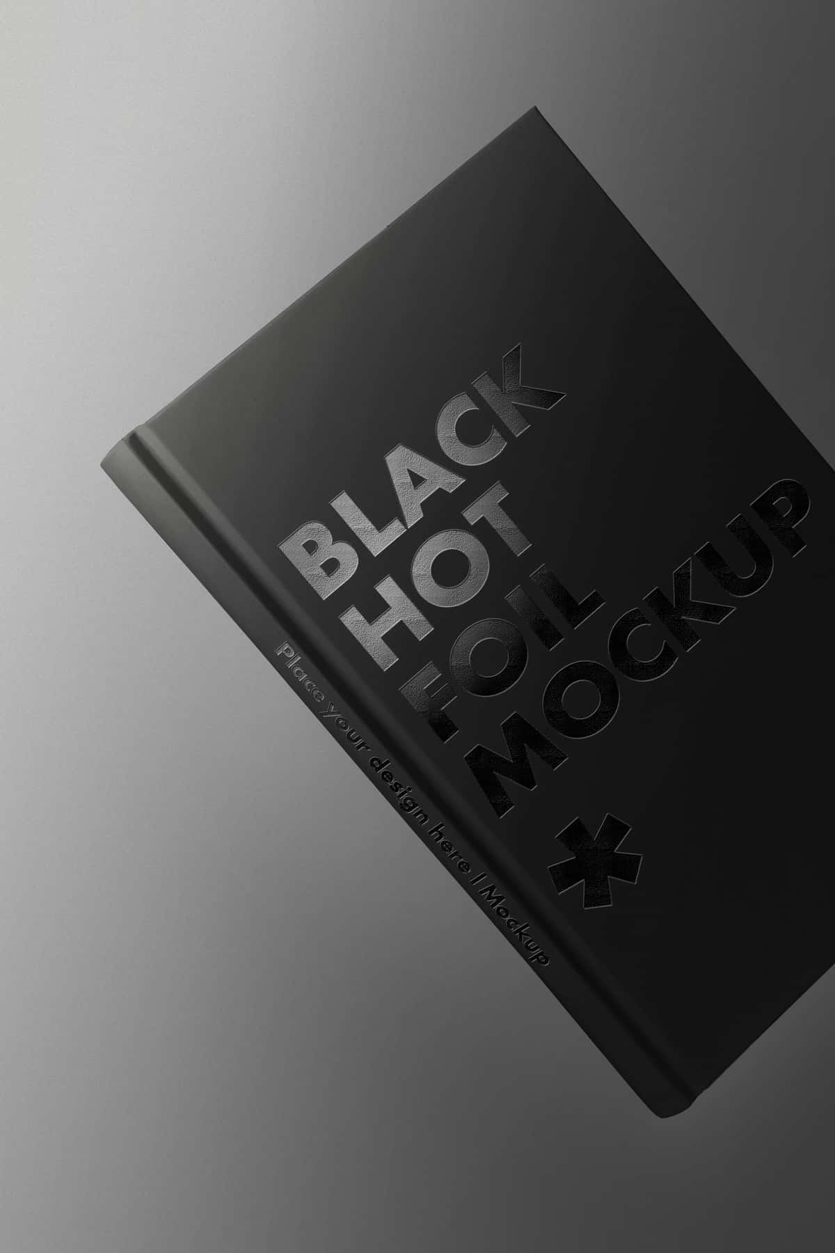 Qattiq muqovali kitob muqovasini soxtalashtirish | Mock up design hardback book cover 1