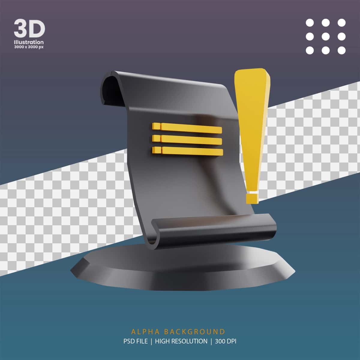 3D render yangi ma'lumotlar illyustratsiyasi | 3d render new informations illustration 1