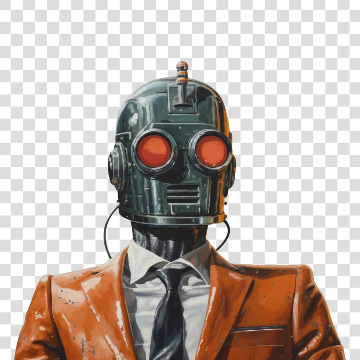 Futuristik robot biznes kostyumi | Futuristic robot business suit 1