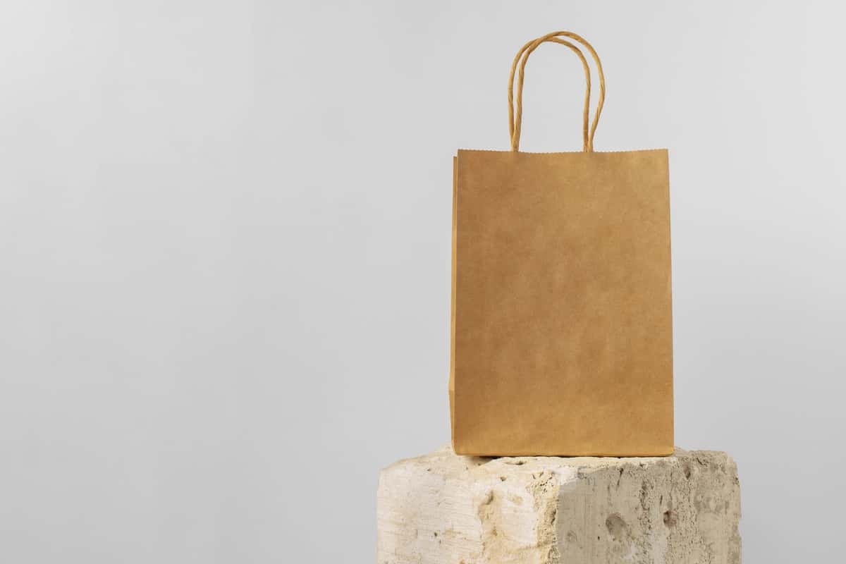 Qog'oz paket maketi | Paper bag mockup 1