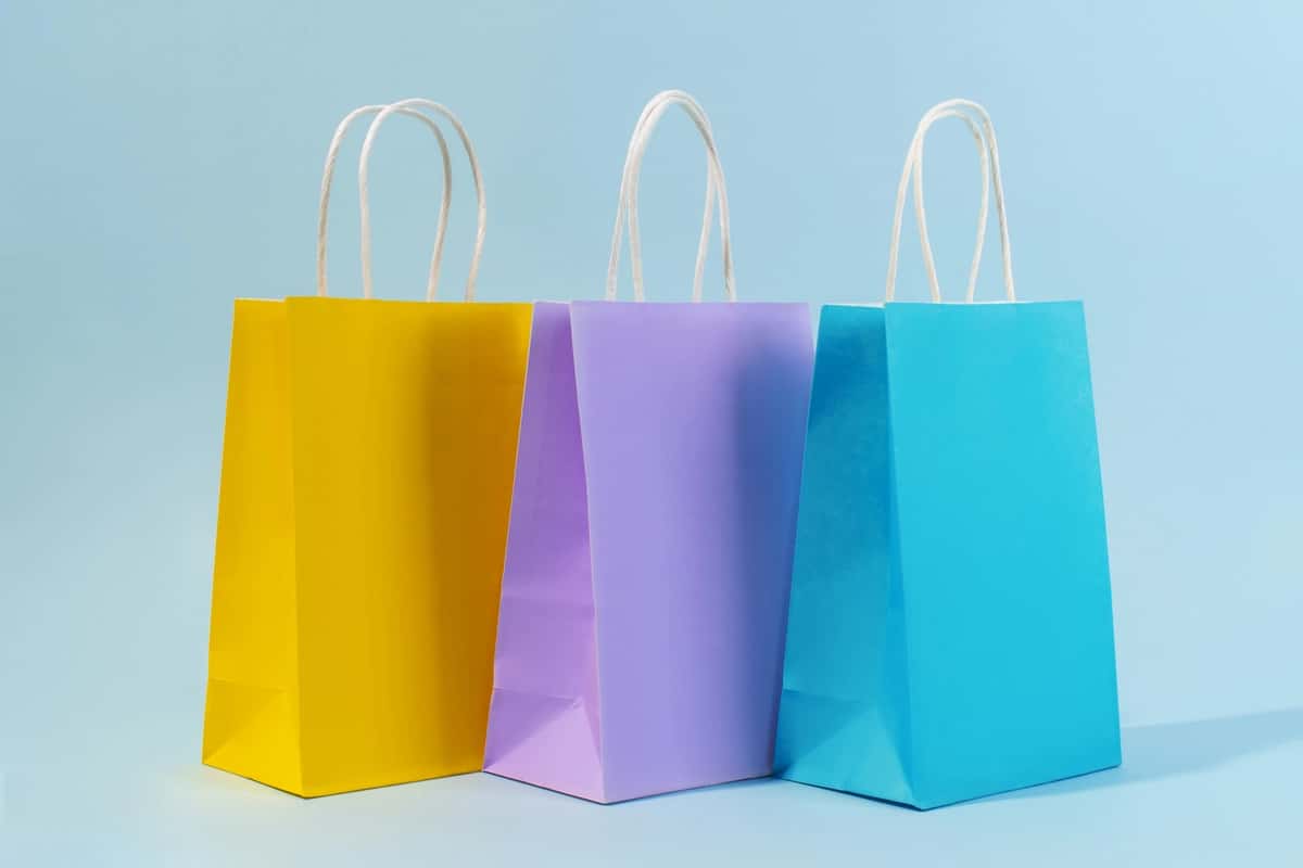 Qog'oz paket maketi | Paper bag mockup 1