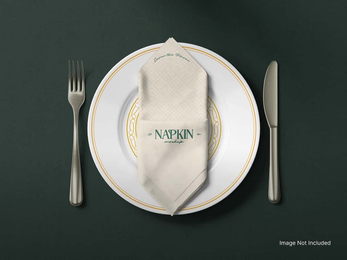 Salfetkali pichoqlar bilan oqlangan dasturxon | Elegant table setting with napkin cutlery 1