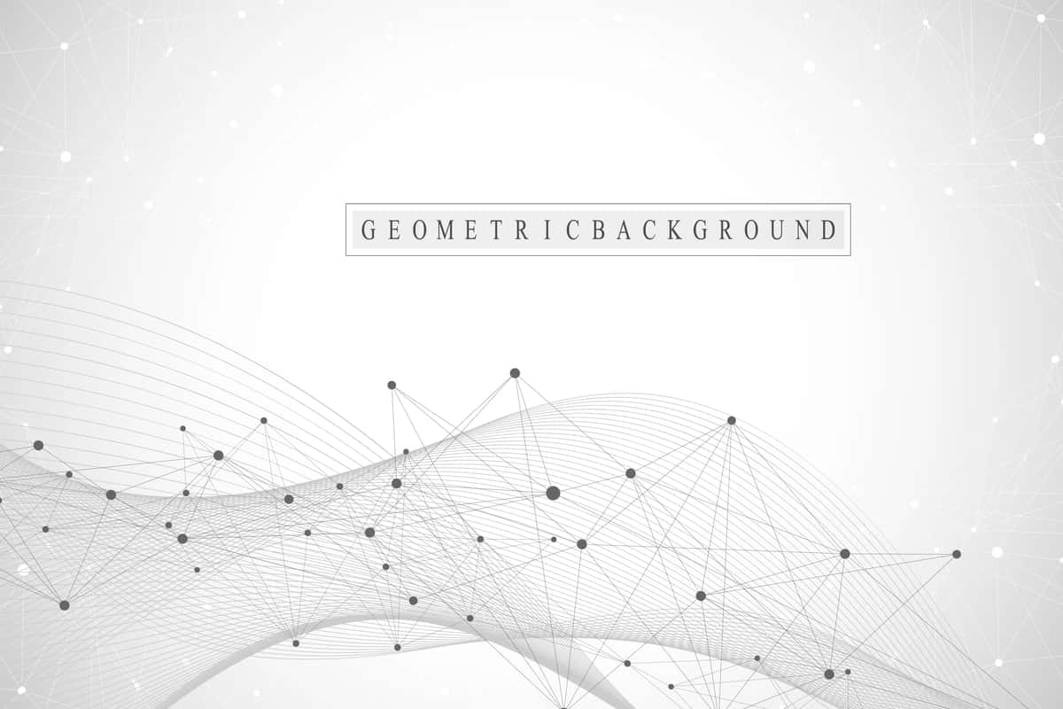 Ulangan chiziqli nuqtali katta ma'lumotlarga ega texnologiya mavhum fon | Technology abstract background with connected line dots big data 1