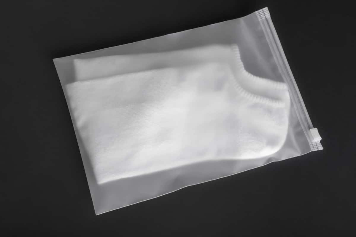Yuqori ko'rinishdagi shaffof sumka maketi | Top view transparent bag mockup 1