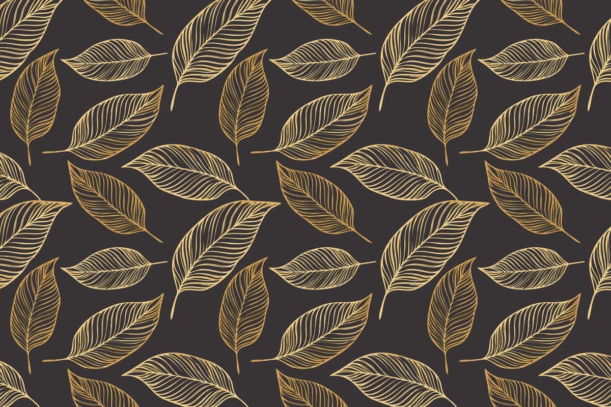 Hashamatli tabiat barglari naqshlari dizayni tropik bargli devor qog'ozi mos keladi | Luxury nature leaves pattern design tropical leaf wallpaper suitable 1