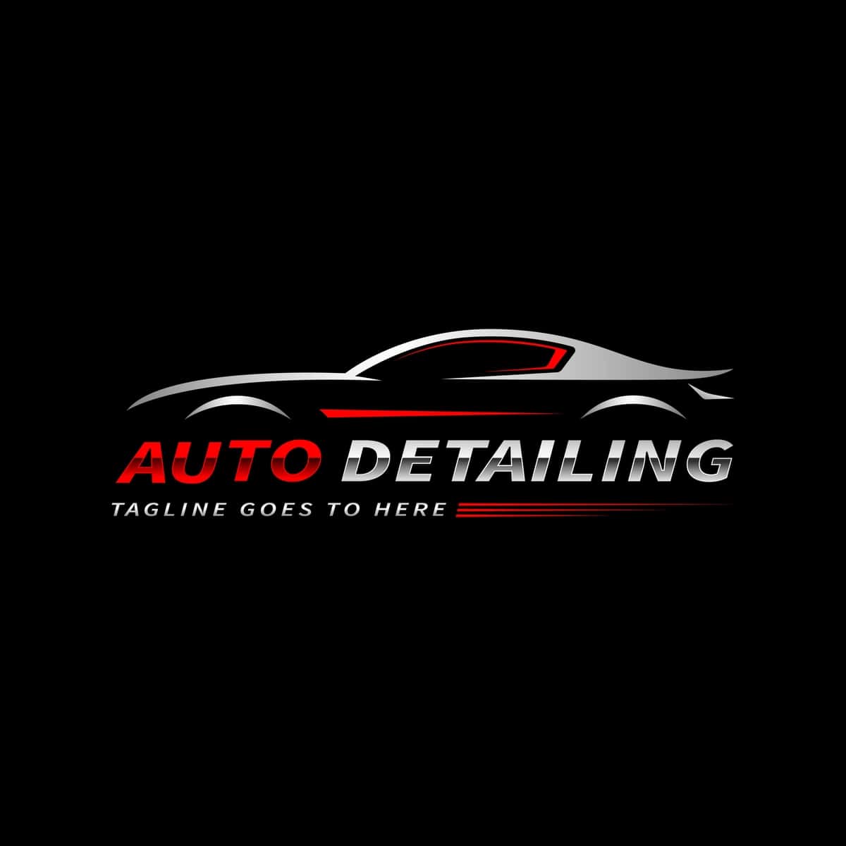 Avtomobil logotipi avto detallari sport avtomobili logotipi dizayni vektor tasviri | Car logo auto detailing sports car logo design vector illustration 1